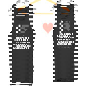 I Love Industrial Engineering Heart Science Math Tank Top | Mazezy