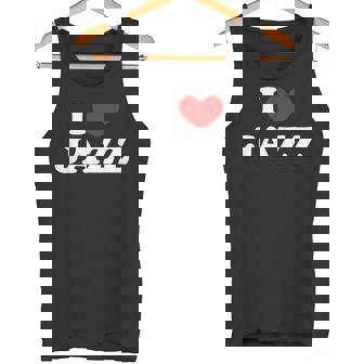 I Love Jazz 私は愛する Jazz タンクトップ - Kawaiitshirt