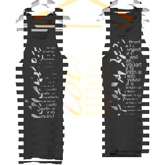 Love The Lord With All Your Heart 聖書の言葉 タンクトップ - Kawaiitshirt