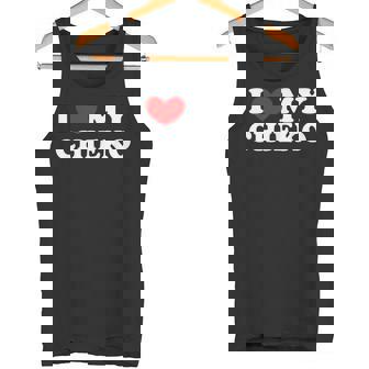 I Love My Chieko 私はチエコを愛しています タンクトップ - Kawaiitshirt