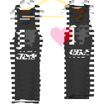 I Love Orcas タンクトップ - Kawaiitshirt