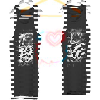 I Love R&B Bold Grunge Heart Tank Top Tank Top | Mazezy