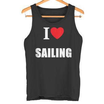 Love Sailing Sailor Boating Water Sport Tank Top Tank Top | Mazezy