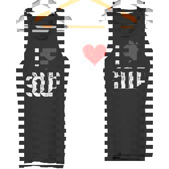 I Love Soup Heart Food Cook Cooking Chef Lentil Beans Tank Top Tank Top | Mazezy