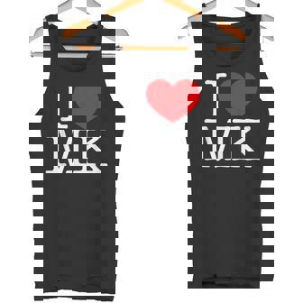 I Love ハート Mk タンクトップ - Kawaiitshirt