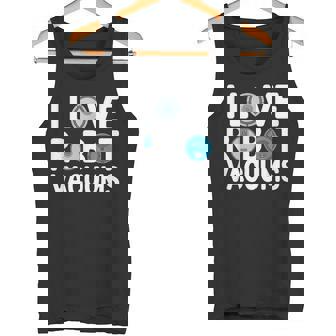 I Love ロボット掃除機 ロボット・フーバー ロボット・フーバー タンクトップ - Kawaiitshirt