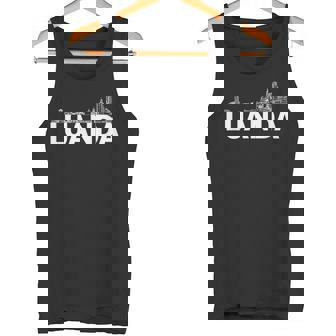 Luanda Angola Africa City Skyline Silhouette Outline Sketch Tank Top | Mazezy