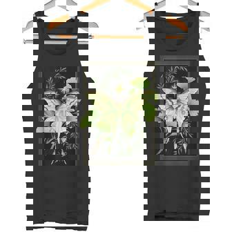 Luna Moth Entomology Green Witchcraft Dark Academia Therian Tank Top Tank Top | Mazezy