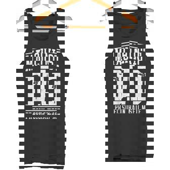 Machinist Dad Precision Raised Me Machine Operator Tank Top | Mazezy