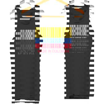 Made In Colombia Bandera Código De Barras Camiseta sin mangas - Regaloses