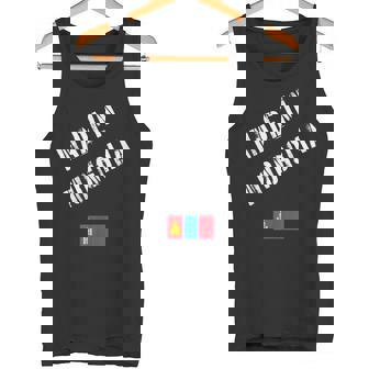 Made In Mongolia With Flag Tank Top | Mazezy