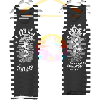 Magical Unicorn Cupcake Rainbow Sprinkles Baking Horn Tank Top | Mazezy