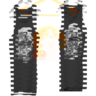 Maine Coon Cat Halloween Grumpy Maine Coon Halloween Cat Tank Top | Mazezy