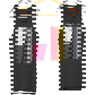 Malta Germany Half Flag Maltese German Unity Pride Tank Top | Mazezy