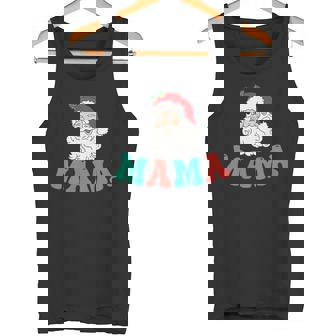 Mama Of 1st Birthday Pajamas Christmas Santa Matching Family Tank Top | Mazezy