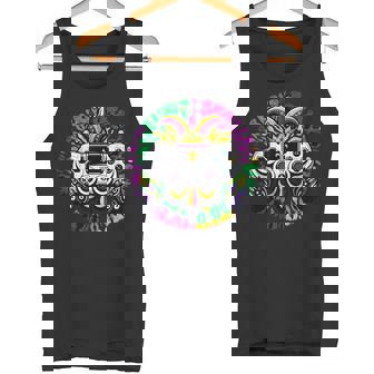 Mardi Gras おもしろ絞り染め ゲーマー 男の子服 メンズゲーム タンクトップ - Kawaiitshirt