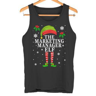The Marketing Manager Elf Christmas Matching Tank Top | Mazezy