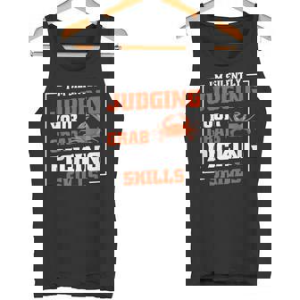 Maryland Crabs Quotes Judging Crab Picking Skills Tank Top | Mazezy