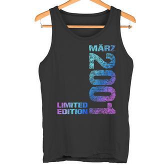 März 2001 Mann Frau 25 Geburtstag Limited Edition 25 Tank Top - Geschenkecke