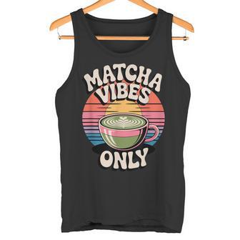 Matcha Matchaibes Only Matcha Estilo Retro Camiseta sin mangas - Regaloses
