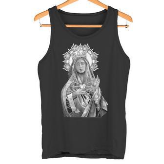 Mater Dolorosa Notre-Dame Des Douleursierge Marie Catholique Débardeur e - Cadeauxyz
