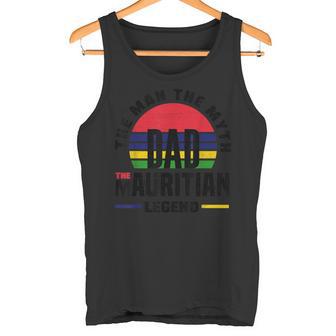 Mauritius Mauritian Mauritius Flag Fathers Day Tank Top | Mazezy