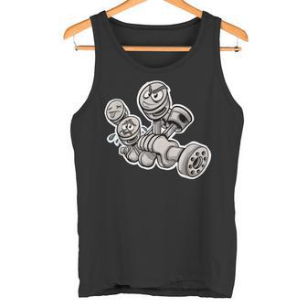Mecánica De Coches Pistones Del Cigüeñal Del Coche Mecáni Camiseta sin mangas - Regaloses