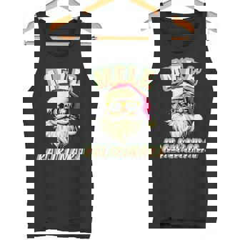 Mele Kalikimaka Santa With Sunglasses Beach Vibes Tank Top | Mazezy