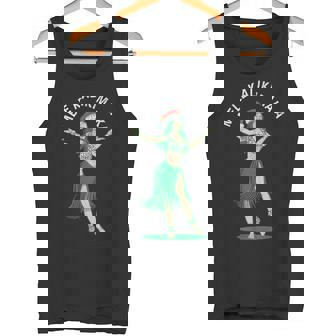 Mele Kalikimaka レトロ クリスマス フラガール シャカ ハワイ タンクトップ - Kawaiitshirt