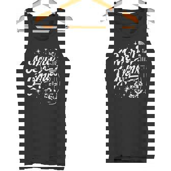 Merry Golfmas Golfing Santa Holiday Fun Tank Top | Mazezy