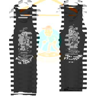 Metal Detecting Treasure Hunting Fun Tank Top | Mazezy