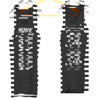 Metaphysica 面白いギリシャ哲学者ロックレトロデザイン タンクトップ - Kawaiitshirt