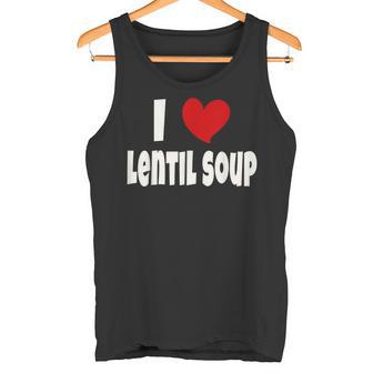 Mexican Food Lovers Mexico I Love Lentil Soup Tank Top | Mazezy