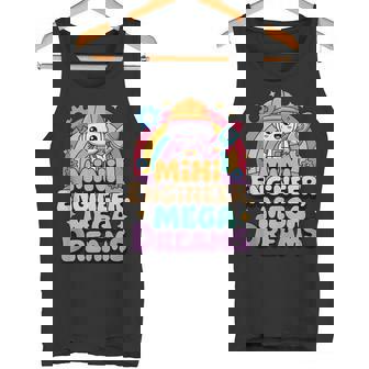 Mini Engineer Mega Dreams Model Rockets Kids Tank Top Tank Top | Mazezy