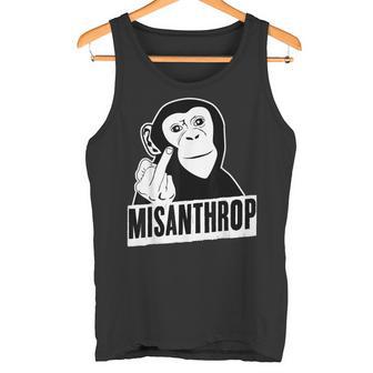 Misántropo Mono Odio Camiseta sin mangas - Regaloses