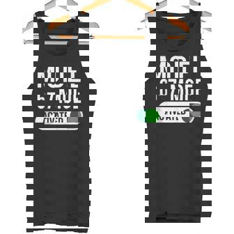 Model 6-7 Mode Activated Job Title School Work Humor Tank Top Tank Top | Mazezy