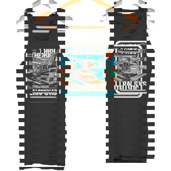 Model Building Hobby Sticking Glueing Making Slogan Tank Top | Mazezy