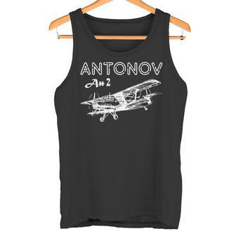 Modelo De Avión Antonov An-2 Rusia Camiseta sin mangas - Regaloses