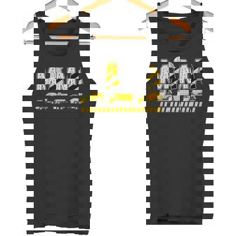 Mom Construction Birthday Mama Excavator Digger Tractor Tank Top | Mazezy