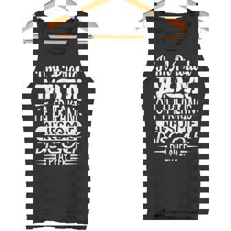 Mom Of A Freaking Awesome Disc Golf Player Disc Golf Disc Go Tank Top | Mazezy