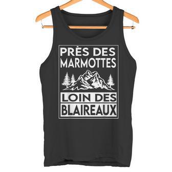 Montagne Marmotte Humour Cadeau Drôle Randonnéeavoie Alpes Débardeur e - Cadeauxyz