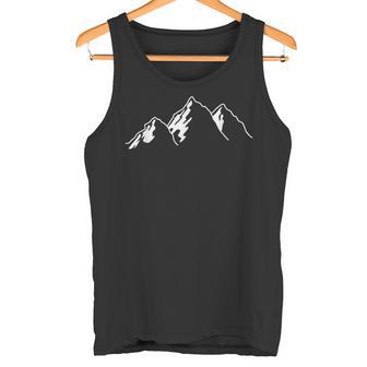 Montagne Retro Nature 3 Minimaliste Tattoo Dessin Cadeau Débardeur e - Cadeauxyz