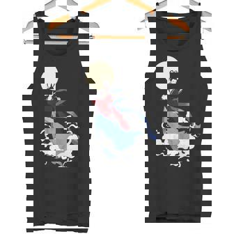 Moon Goddess Mid Autumn Tank Top | Mazezy