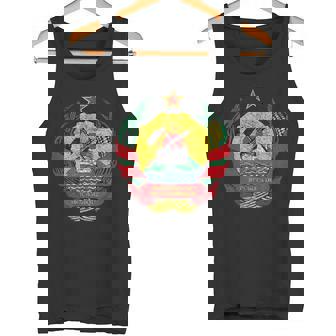 MOZAMBIQUE FLAG COAT OF ARMS MAPUTO Tank Top | Mazezy