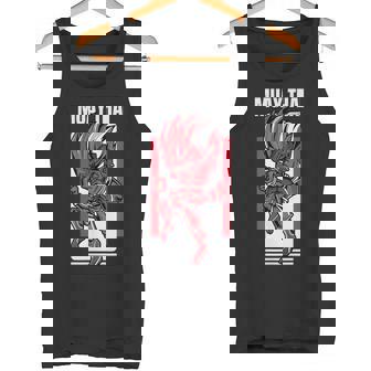 Muay Thai Warrior Power Pose Tank Top | Mazezy