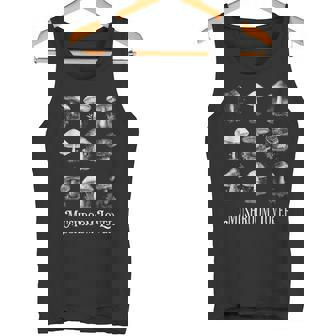 Mushroom Lover Fungi Mycology Garden Foraging Vintage Style Tank Top | Mazezy