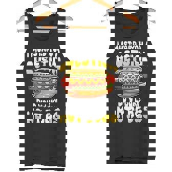 I Mustard You a Question Do You Like Hot Dogs Tank Top | Mazezy