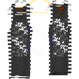 Myanmarカモ柄パープルカモフラージュ タンクトップ - Kawaiitshirt