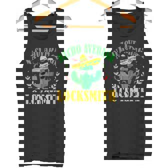 Nacho Average Locksmith Lock Pickers Locksmithing Tank Top | Mazezy