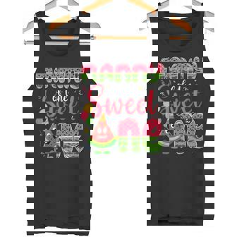 Nanny Of The Sweet One Watermelon Cookies Bday Party Tank Top | Mazezy